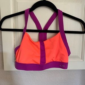 Bright colorful sports bra